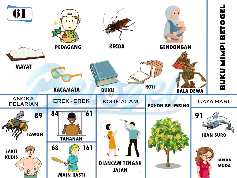buku mimpi erek erek togel 61